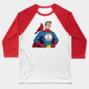 Richmond Virginia 1960s Comic Book Superhero RVA Baseball T-Shirt